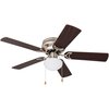 Prominence Home Alvina, 42 in.  Ceiling Fan with Light, Satin Nickel 80029-40